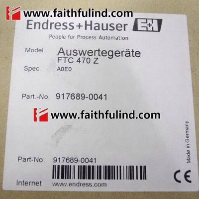 E+H FTC470-A0E0 恩德斯豪斯全新电容式物位变送器 917689-0041