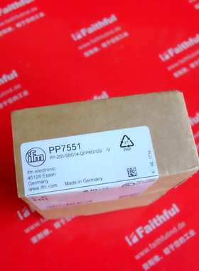 PP7551 易福门全新压力传感器 PP-250-SBG14-QFPKG/US/ /V