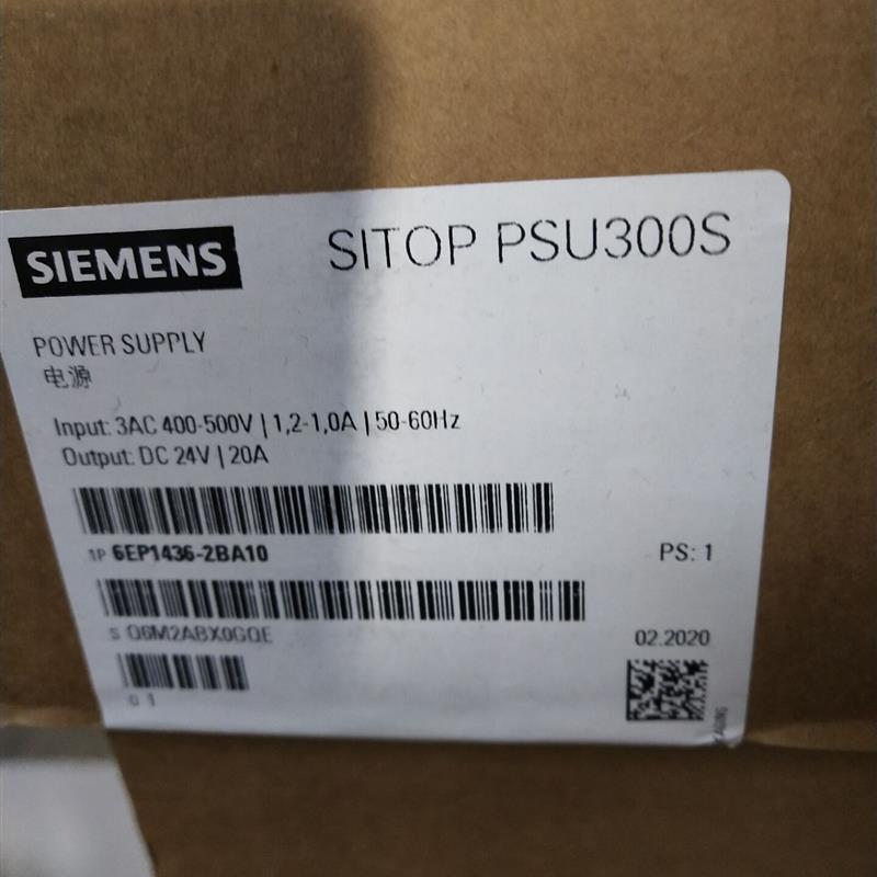 SITOP PSU300S 20 A 稳定电源6EP1436-2BA10