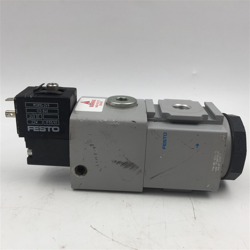 费斯托电磁阀HEM-M2-G1/4-10线圈MSN1G-24V