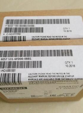 6ES7131-6FD00-0BB1S7-ET200系列模块6ES71316FD000BB1正品