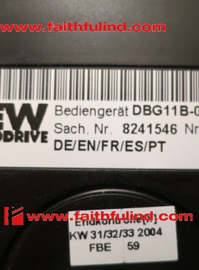 SEW DBG11B-08 赛威全新伺服驱动用显示器件 Movidrive