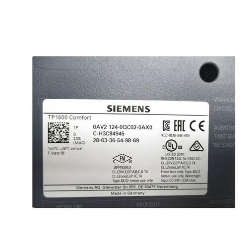 SIMATIC HMI TP1500 15寸宽屏6AV2124-0QC02-0AX0/OAXO
