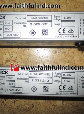 ELGE6-1380R523 西克全新安全光幕传感器 ELGS6-1380D521S02
