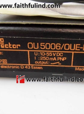 OU5006 易福门全新对射式光电传感器 OUE-DPKG