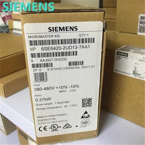6SE6420-2UC13-7AA1MM420原装0.37KW 6SE64202UC137AA1全新