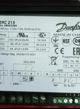 (议价)ERC213(080G3294丹佛斯温控器l可替EKC102D 全新
