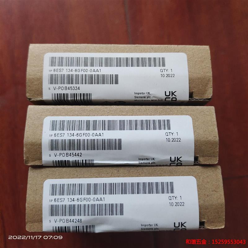议价产品:西门子6ES7 134-6GF00-0AA1,et200sp