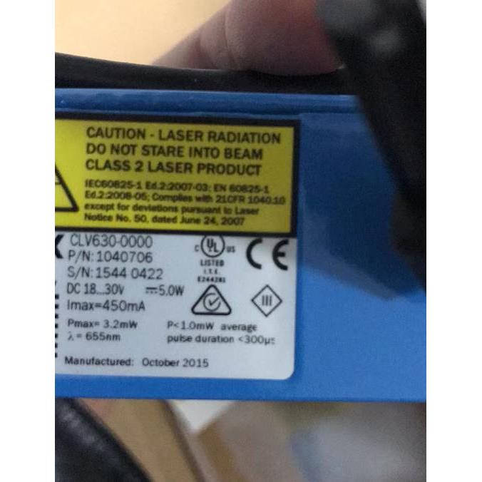 德国SICK 西克条码扫描器扫描仪CLV630-0000 1040706全新原装正品