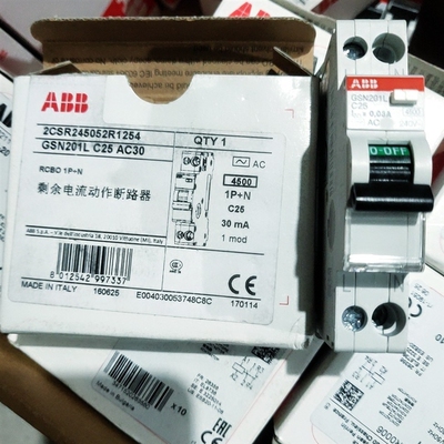 GSN201L C25 AC30剩余电流动作断路器