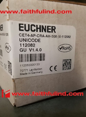 Euchner 112082 安士能全新安全开关 CET4-AP-CRA-AH-50X-SI