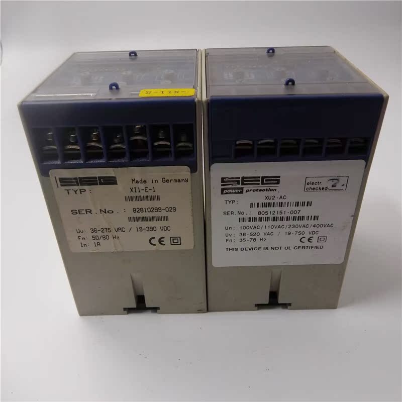 SEG XU2-AC 80512151-007 XII-E-1 实拍