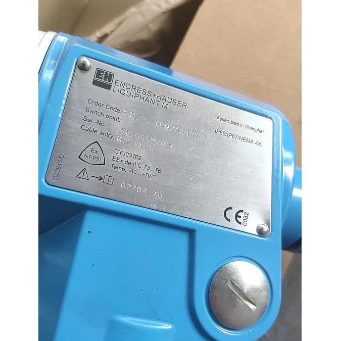 德国E+H隔离防爆 液压开关 510066M8026 ETL50-YGN2AA4G7A IP66议