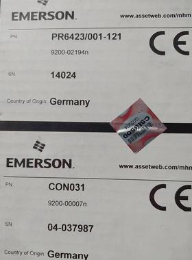 EPRO传感器PR6426/000-030 CON21/916-120 9200-04011 9610-0001N