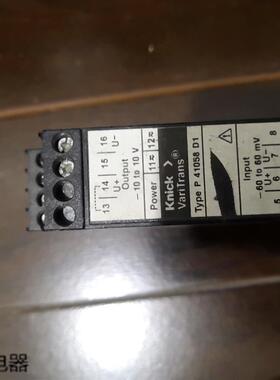 德国原装正品knick隔离放大器P41058 D1