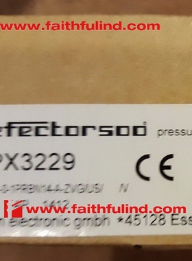PX3229 易福门全新压力传感器 PA-0-1PRBN14-A-ZVG/US/ /V