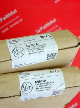 N0531A 易福门全新隔离式安全栅模块 NV1122/24VDC/TR/1D/1G