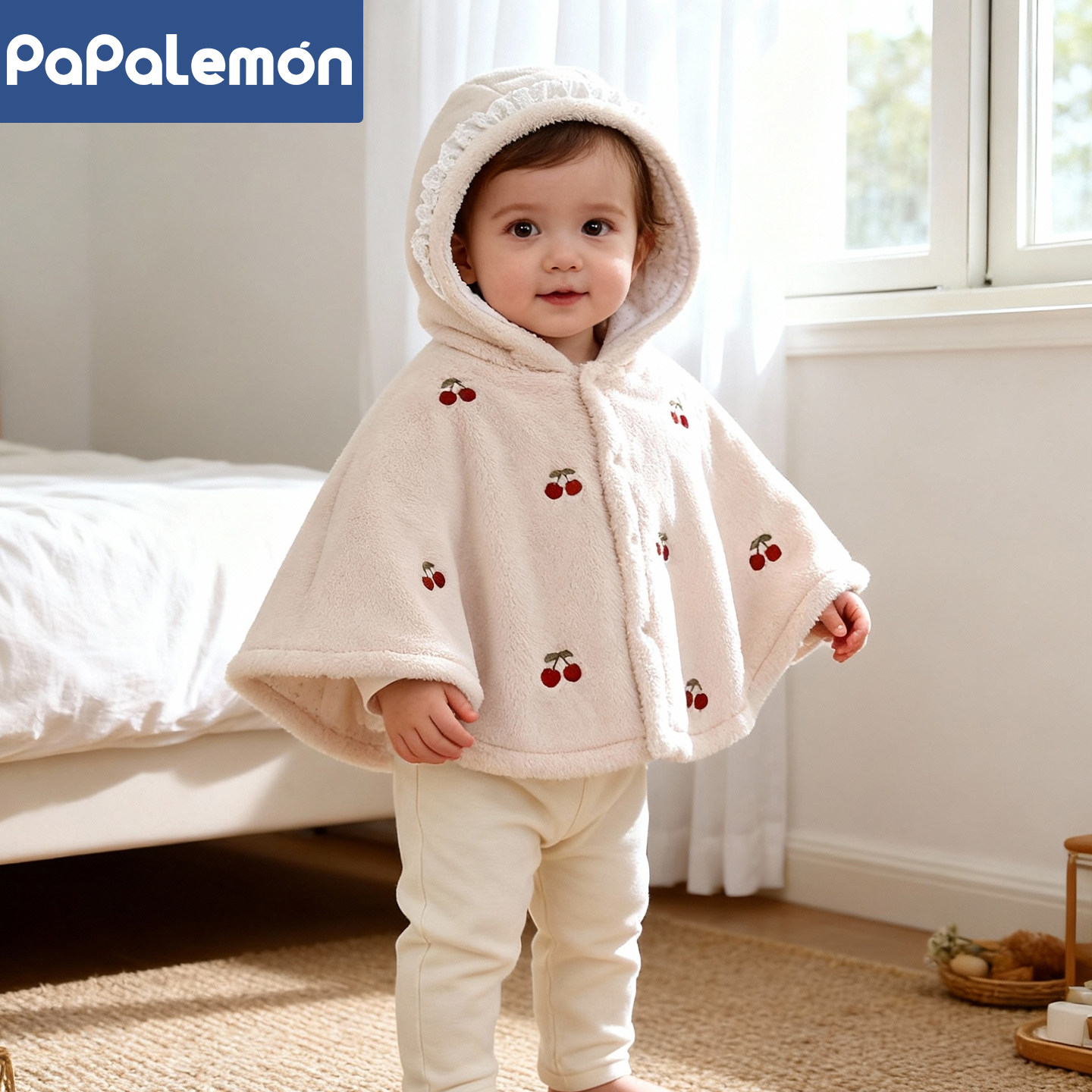 柠檬爬爬婴儿夹棉保暖斗篷宝宝外出防风披肩披风外套加绒加厚冬季,童装/婴儿装/亲子装,披风/斗篷,淘宝优惠券,粉丝福利购,淘宝优惠卷