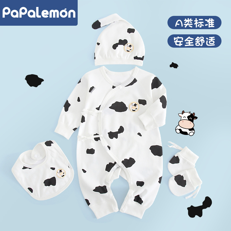 新生儿纯棉和尚服连体衣