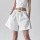 新款 纯色松紧腰洋气女士短裤 减龄显瘦热裤 2025超火夏装 休闲裤