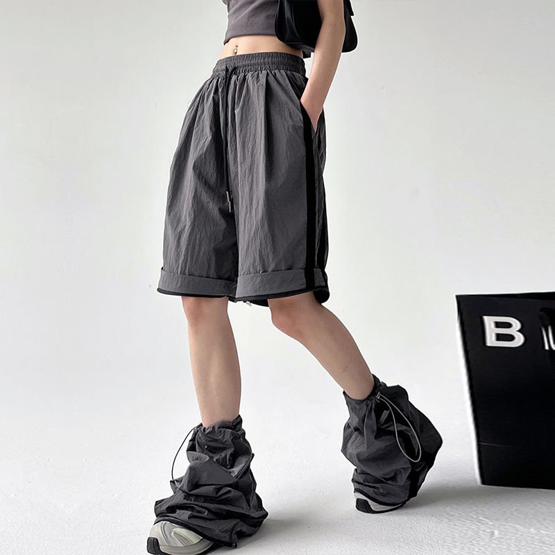 侧条纹休闲速干工装裤