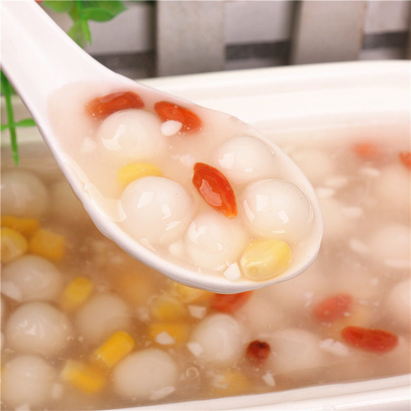 安井酒酿小圆子 宁波风味汤圆丸子 珍珠糯米醪糟酒糟汤圆元宵甜品