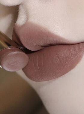 低饱和口棕|枯木茶棕丝绒哑光口红清冷厌世黄皮学生显白亚裔欧美