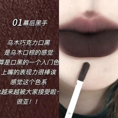 【小红书推荐】暗黑系显白唇泥