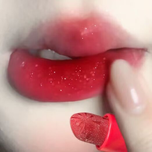 细闪口红丝绒雾面哑光学生款淡色口红不易掉色沾杯纯欲素颜女显白