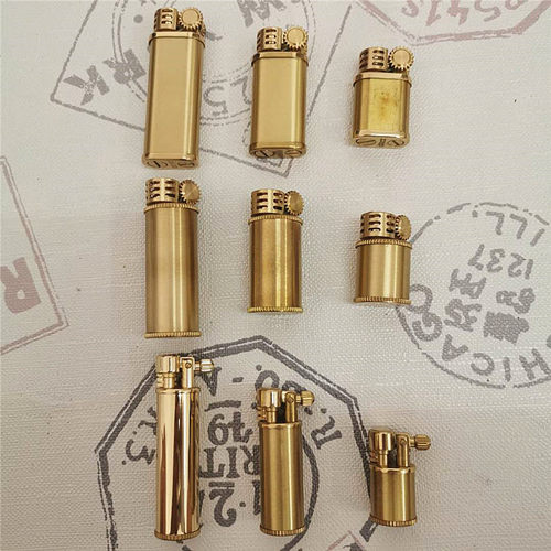 佐罗贴皮木壳毛坯简装煤油打火机