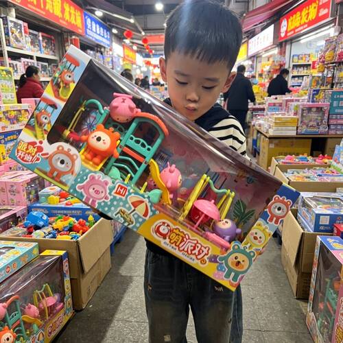 Q萌派对蛋蛋模拟场景游乐园过家家玩具秋千滑滑梯跷跷板玩具礼物