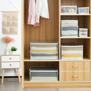 透明收纳箱家用塑料收纳盒大容量衣服玩具整理箱零食后备储物箱子