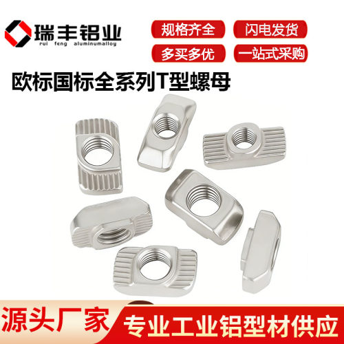 铝型材配件欧标国标t型螺母