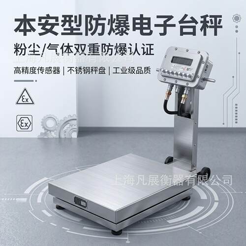 电子台秤/平台秤TCS-QC-EXA粉尘/气体/本安型防爆200kg/00KG台秤