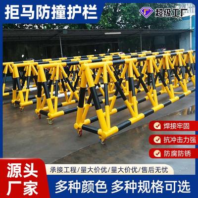 拒马移动路障带刺防撞护栏学校阻车防爆拒马幼儿园校门防冲撞护栏