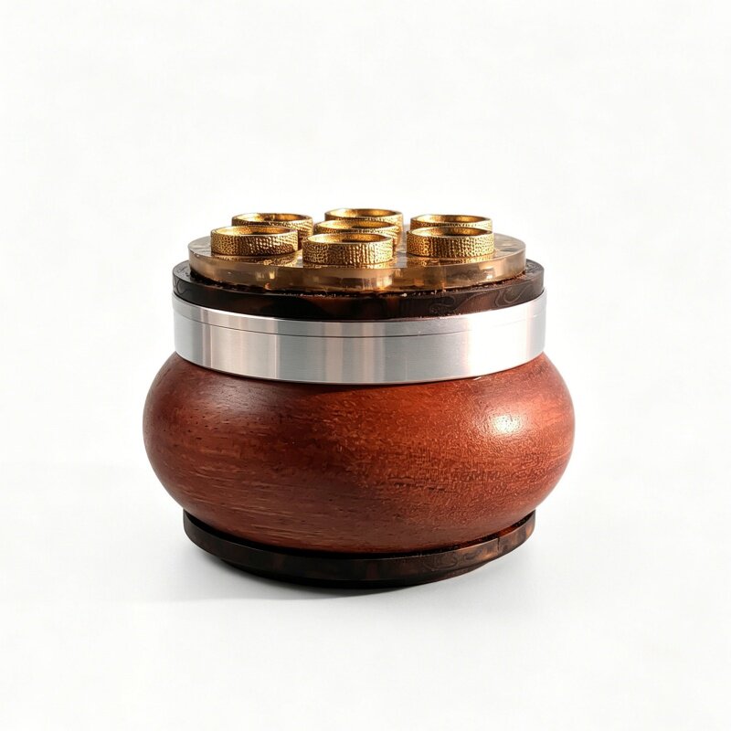 顺丰包邮鸣虫虫具活虫用品谷敛斋60七眼纯铜竹蛉扎嘴罐吉儿叫罐子