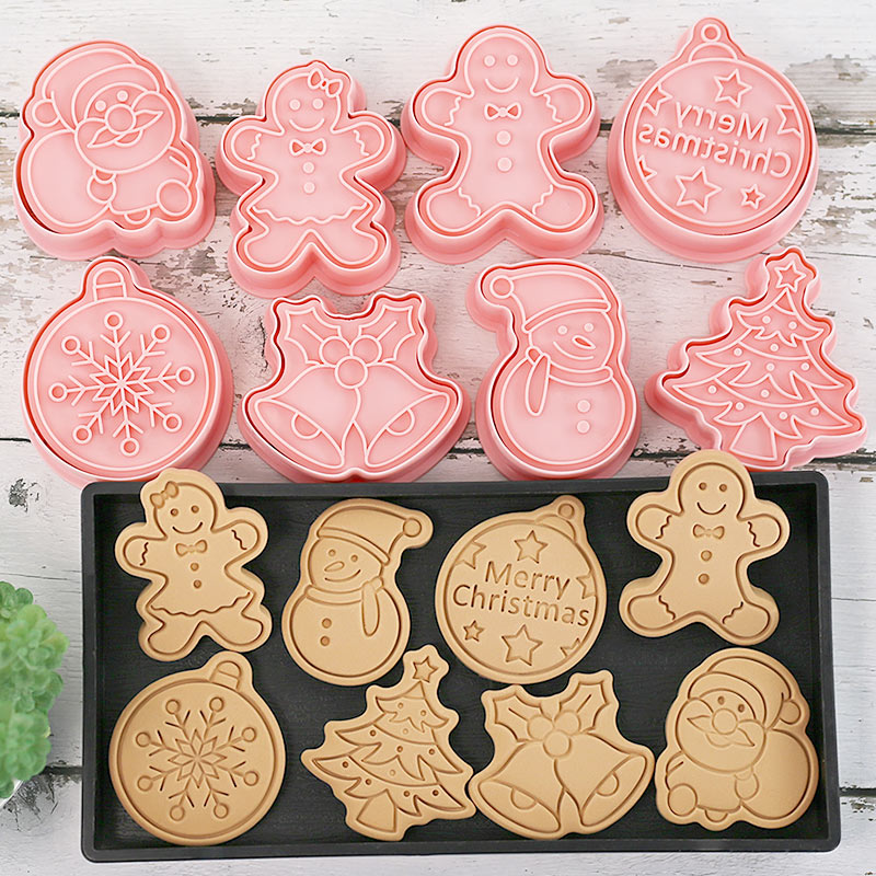 圣诞节卡通饼干模具全套烘焙工具