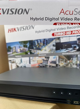 英文版iDS-7208HUHI-M1/X 8MP 8路同轴音频黑色录像机海康正品DVR