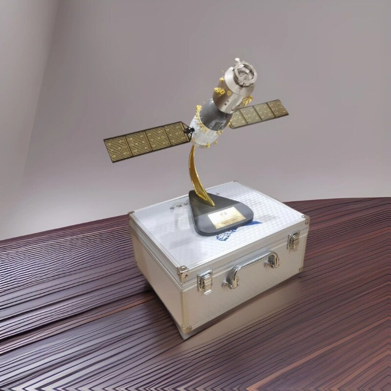 神舟十九号仿真载人航空航天火箭模型卫星模型退伍纪念品静态模型