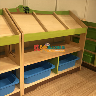 幼儿园儿童实木超市货架绿野仙踪系列贩卖台小卖部售货进口樟子松