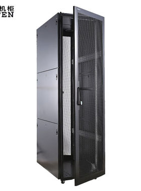 图腾K36042网络机柜42u2米标准19英寸机柜含4个PDU20个导轨1黑1.2