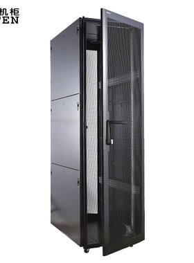 图腾K36042网络机柜42u2米标准19英寸机柜含4个PDU20个导轨1黑1.2