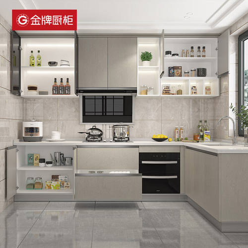 金牌厨柜（GOLDENHOME）厨房家装橱柜装修定制家用厨柜厨房石英石