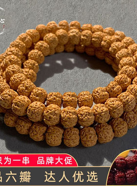 梵心阁小金刚菩提手串108颗矮桩树神六瓣金刚菩提子本命龙年新年