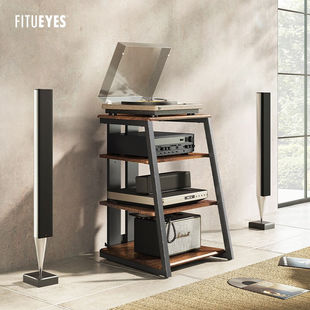 FITUEYES功放机架四层音响设备器材cd视听KTV客厅会议室展厅hifi