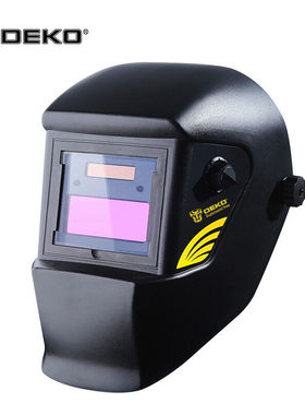 DEKO舒适电焊面罩高清自动变光电焊工可调透气焊接防护眼镜电焊帽