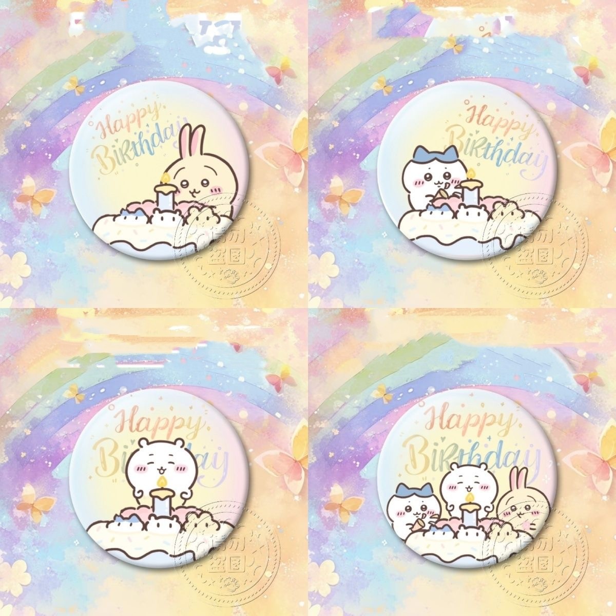 生日徽章小八可爱萌吧唧乌萨奇女友情侣节日收藏配饰礼物