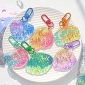 追光而遇亚克力挂件高颜值水波纹励志治愈文字情侣包包挂饰钥匙扣