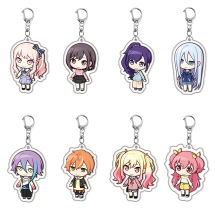 世界计划PJSK多彩舞台Project Sekai朝比奈宵崎奏亚克力钥匙扣