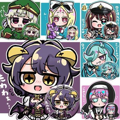 憧憬成为魔法少女周边徽章柊舞缇娜阿良河基维吧唧钥匙扣挂件礼物